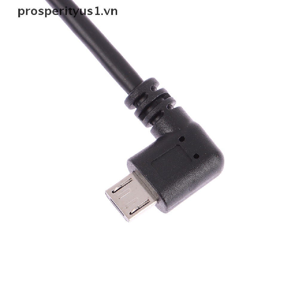 (prosperityus1) Bo Mạch Chủ Chuyển Đổi 5P Sang Micro USB Sang DuPont 2.54mm 5Pin DuPont USB Sang Micro USB Làm Từ Lá Nhôm + Cáp Dệt Lưới