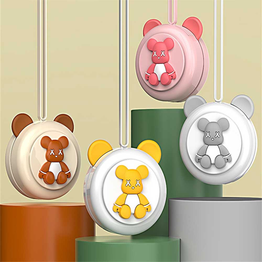 Quạt mini Di Động Không Cánh Siêu Êm Siêu Êm Hoạt Hình Có Thể Đóng Cổ Cho Nhà Ở / Văn Phòng