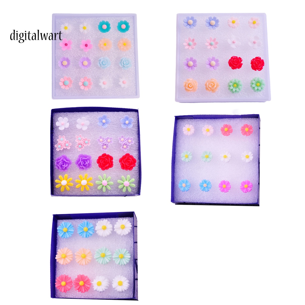 Kỹ Thuật Số| Set 8 / 6 Cặp Khuyên Tai Nữ Thời Trang