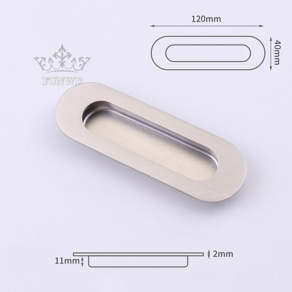 1 Tay Nắm Cửa Tủ Bằng Thép Không Gỉ 120 * 40mm 4mm