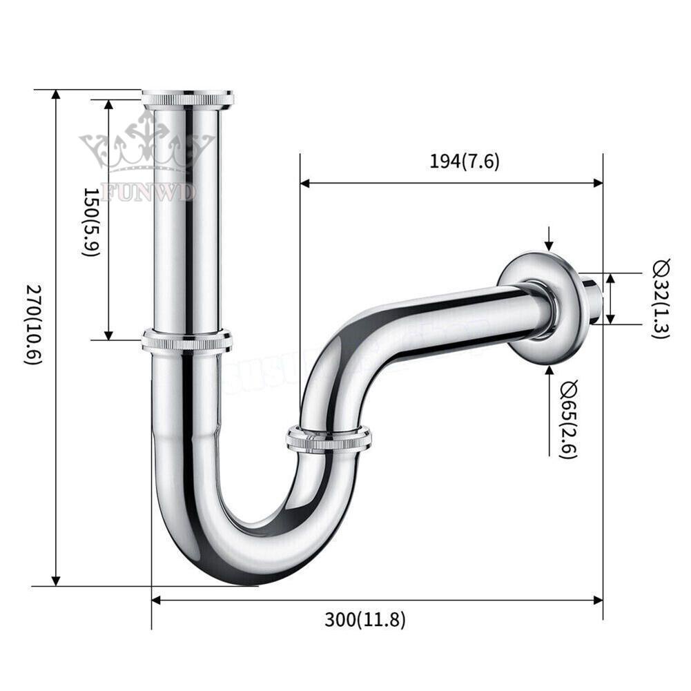 1 Ống Siphon Thép Không Gỉ Chống Trượt