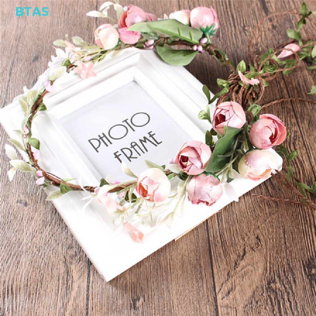 Băng Đô Hoa Phong Cách Boho Cho Cô Dâu