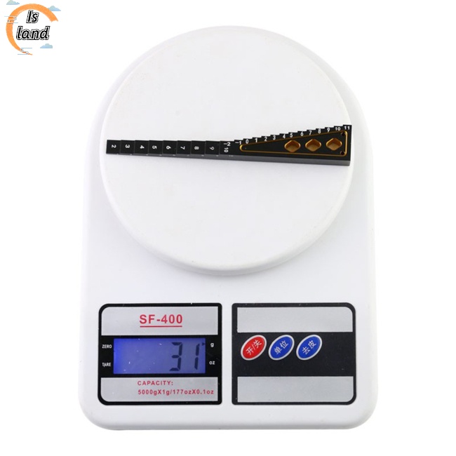 Thước Đo Chiều Cao Hai Màu Bằng Kim Loại Cho Xe Tamiya Traxxas Hsp Kyosho Rc 1 / 10 / 12 / 24 Rv