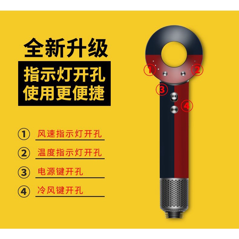 Miếng Dán Mờ Bảo Vệ Máy Sấy Tóc Dyson Chuyên Dụng