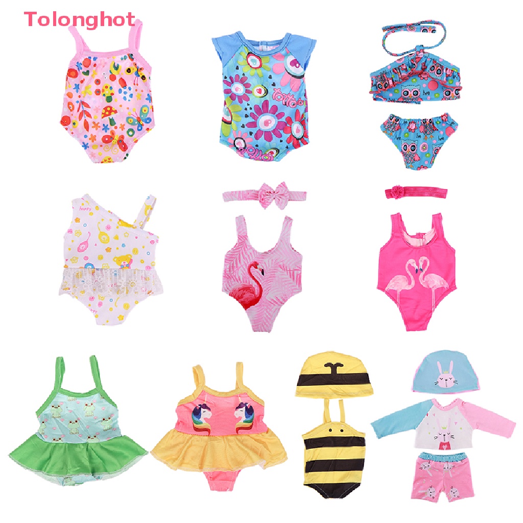 Bộ Đồ Bơi Xinh Xắn Cho Búp Bê 43cm 18 Inch