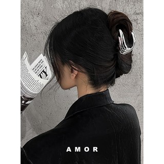 Hình Kim Loại Nhỏ Kẹp Tóc Cá Mập Kẹp Nữ Hindbrain Muỗng Updo Grip