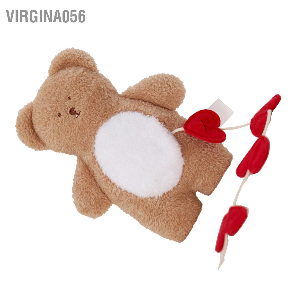 Virgina056 Đồ chơi nhồi bông cho chó Hình gấu dễ thương Thiết kế kêu cót két Chống cắn Chó mềm cưng