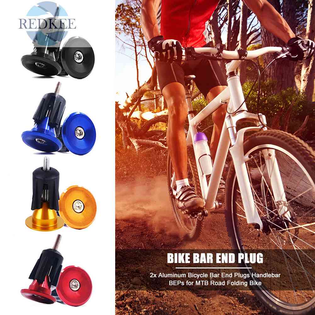 Bộ 2 Nút Gắn Tay Cầm Xe Đạp Leo Núi Bằng Nhôm