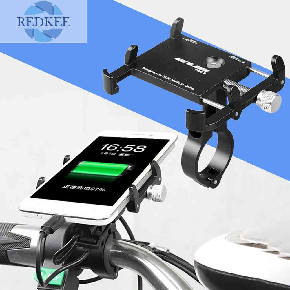 Gub Giá Đỡ Điện Thoại Bằng Hợp Kim Nhôm Gắn Tay Lái Xe Đạp