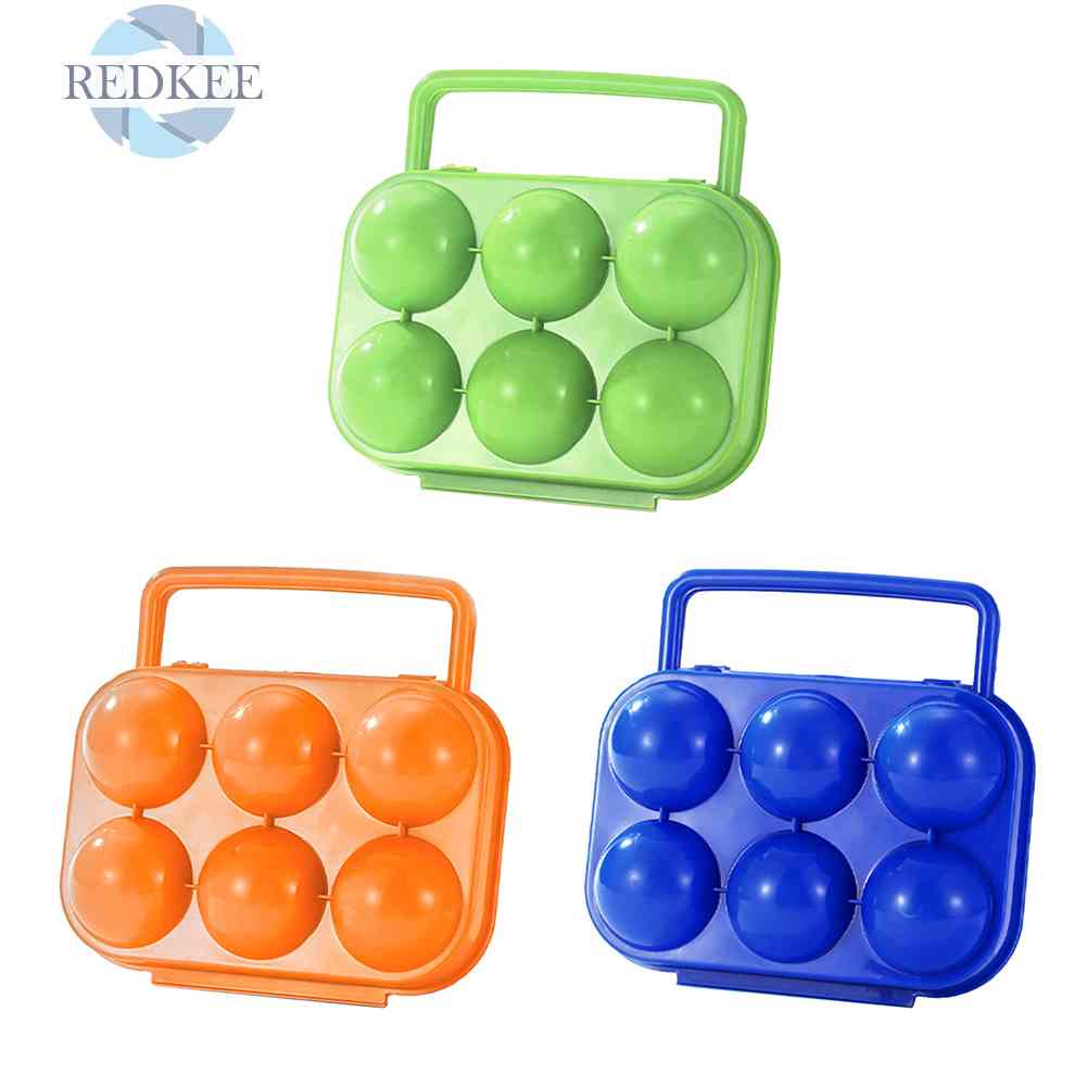 Hộp Đựng Trứng 6 Ngăn Chống Sốc Tiện Dụng Khi Đi Cắm Trại Ốp