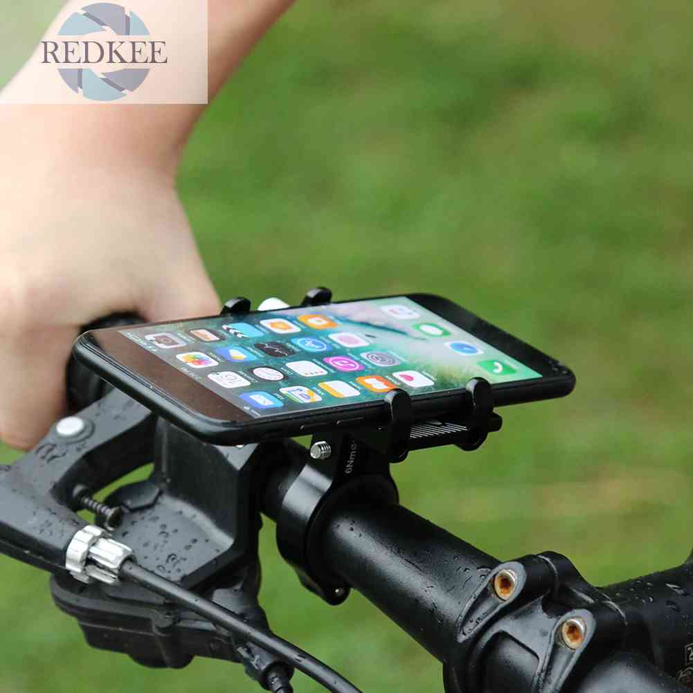 Giá Đỡ Điện Thoại OUO Q-88 Bằng Nhôm Gắn Tay Lái Xe Đạp / Mô Tô