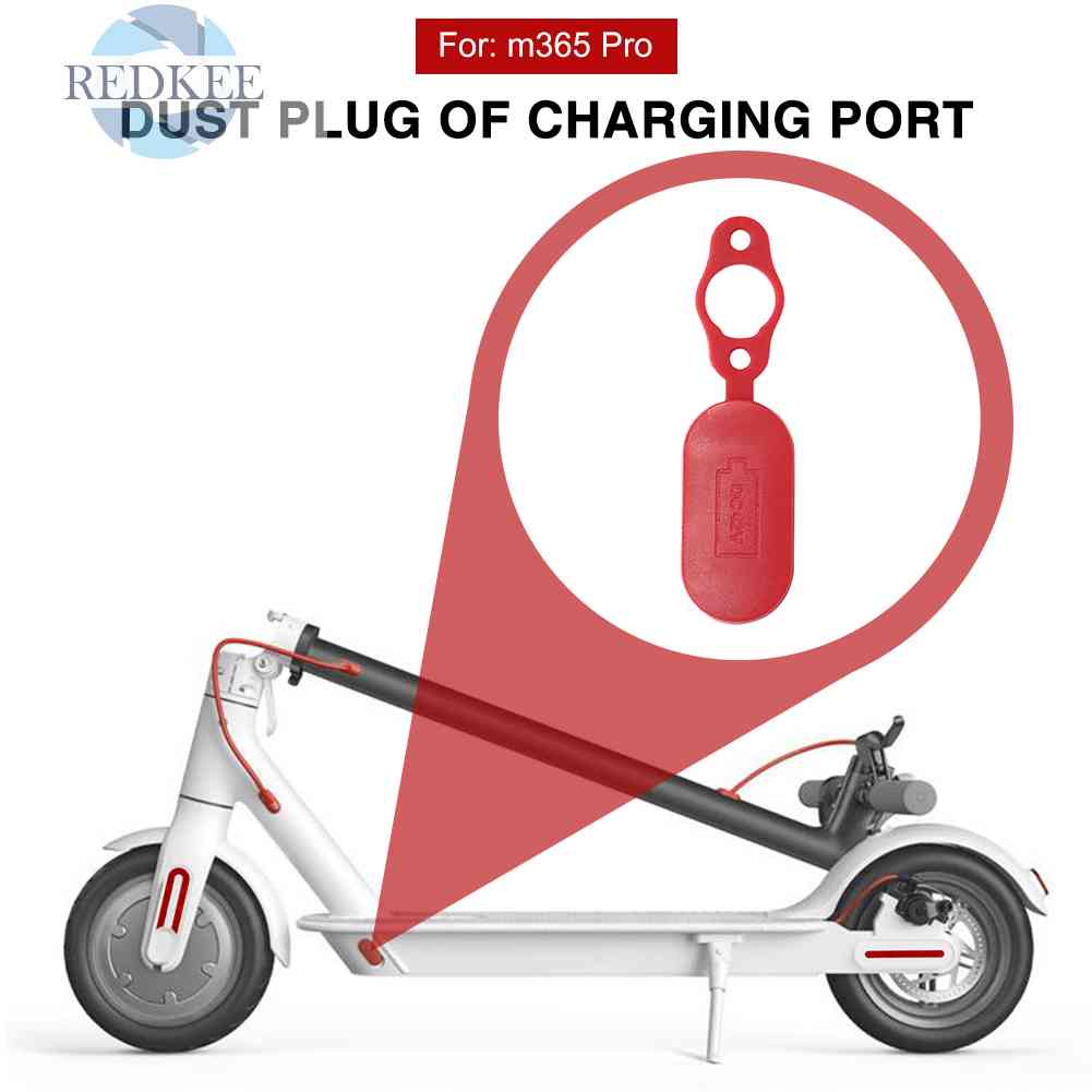 Nút Bịt Cổng Sạc Bằng Silicone Chống Bụi Cho Xe Scooter Điện Xiaomi M365 Pro