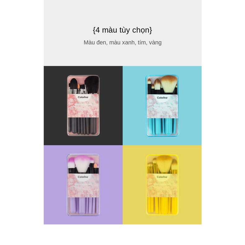 Set 7 Cọ Trang Điểm Chuyên Nghiệp Chất Lượng Cao
