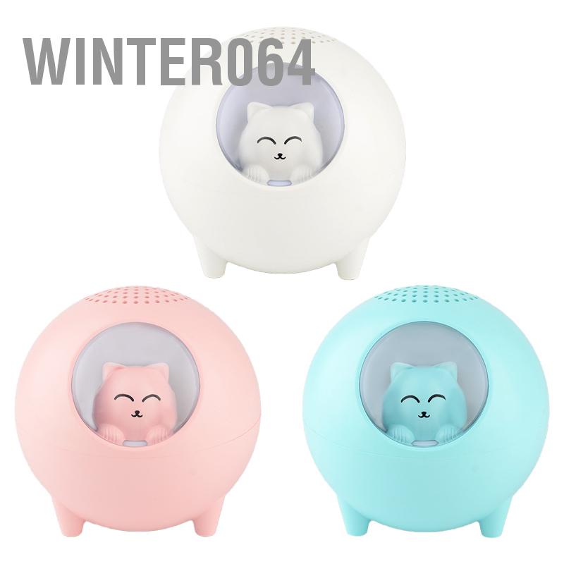 Winter064 Đèn ngủ Loa Bluetooth Di động Âm thanh lớn thông minh dễ thương cho phòng