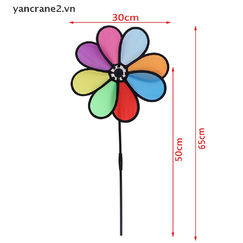 {YAN2} Chong Chóng Gió Trang Trí Sân Vườn Ngoài Trời Đầy Màu Sắc Dazy Hoa Dazy Dây Điện {yancrane2.vn}} {yancrane2.vn}