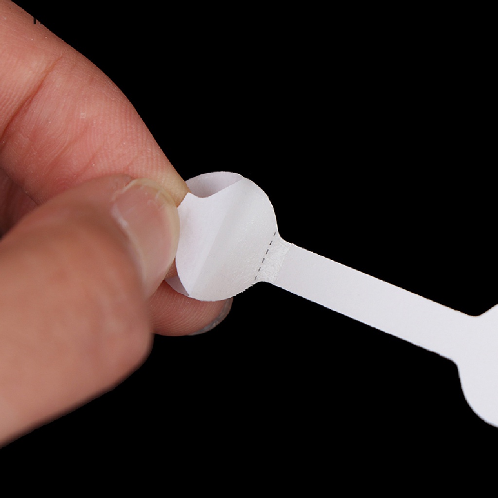 Set 50 / 100 Nhãn Dán Hình Tròn Trang Trí Vòng Cổ