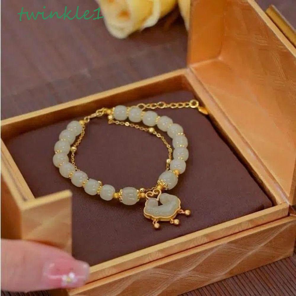 Vòng Tay Dây Bện Phối Mặt Hình Đám Mây Thiết Kế Đơn Giản Thời Trang Cho Nữ