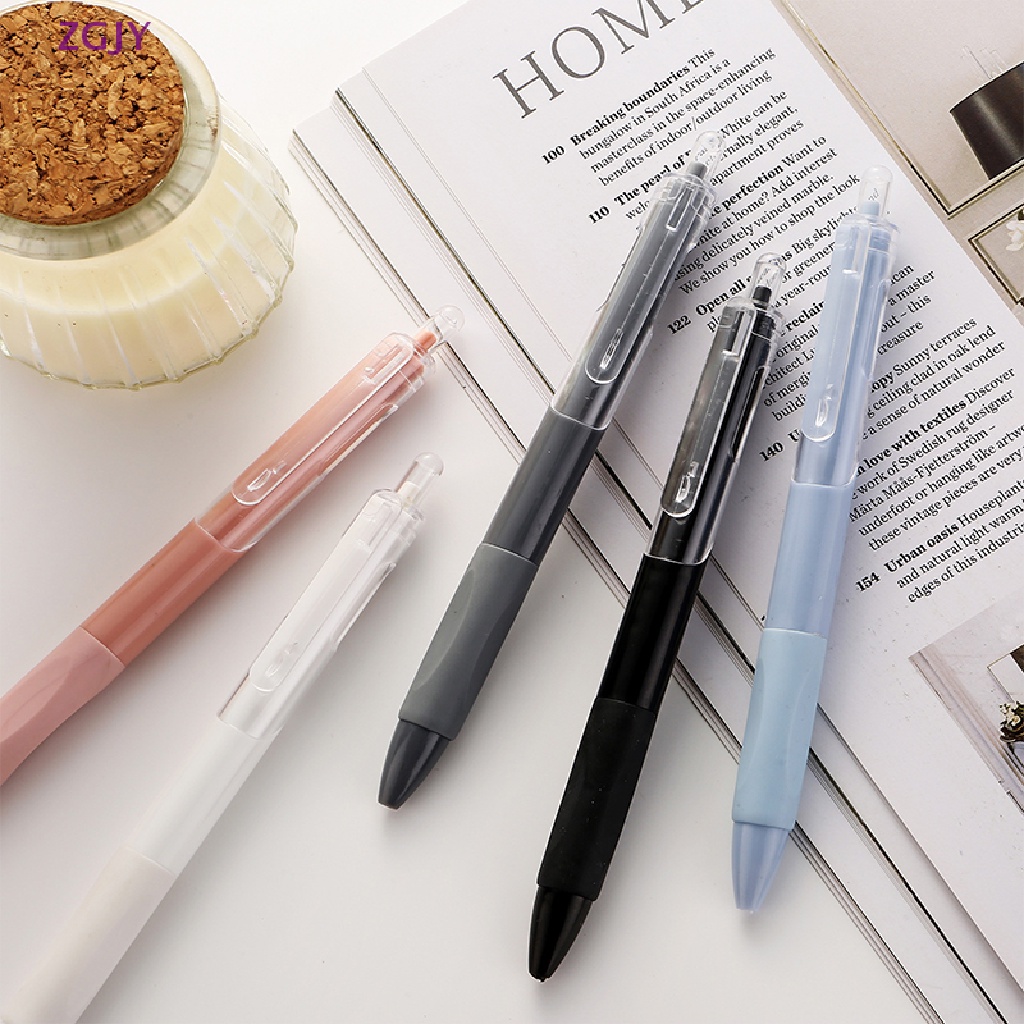 Bút Mực Gel Ngòi 0.5mm Có Thể Thu Gọn Tiện Dụng Cho Học Sinh / Văn Phòng Mới