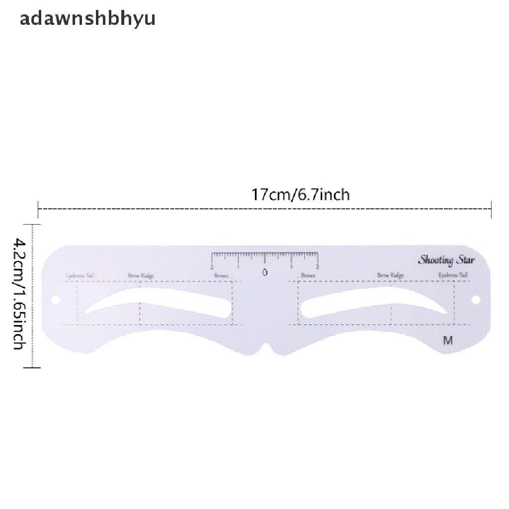 Set 6 Khuôn Vẽ Lông Mày Tái Sử Dụng Tiện Lợi adawnshbhyu