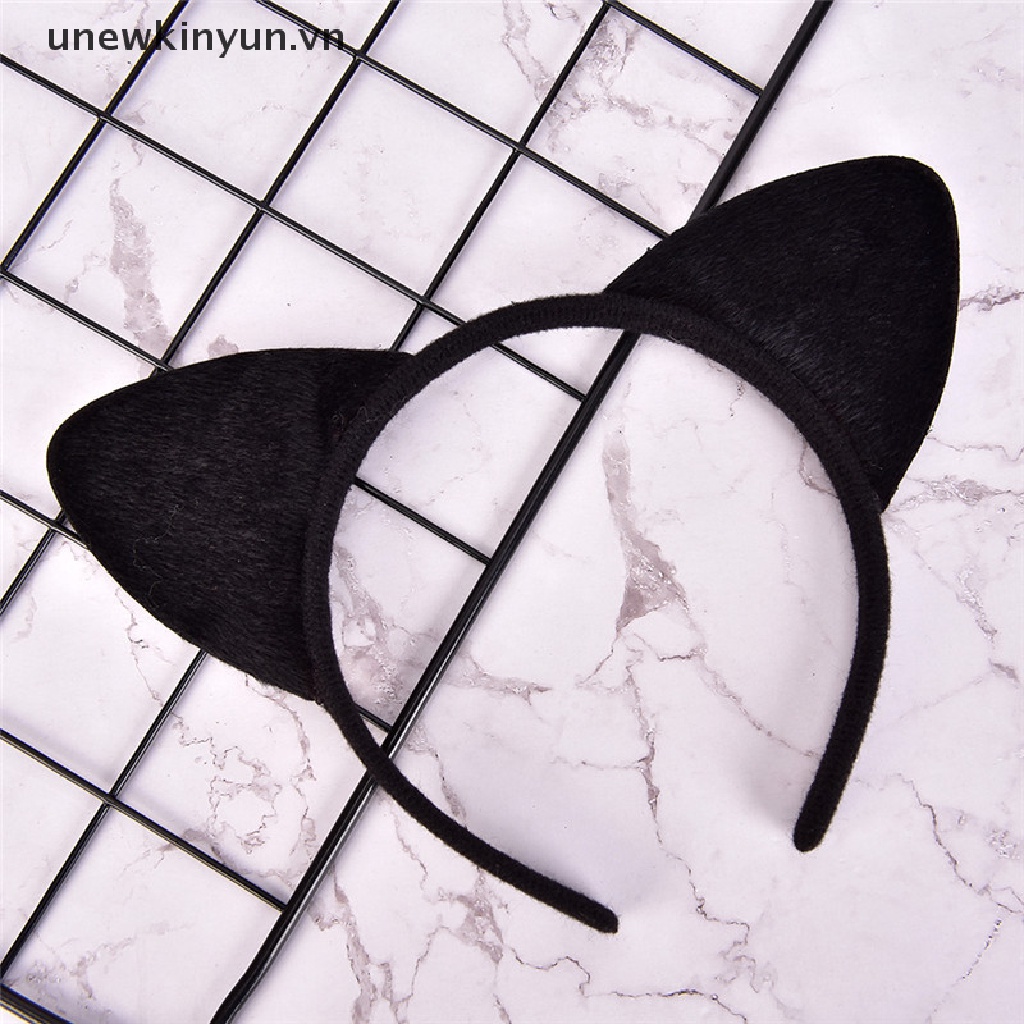 Băng Đô Tai Mèo Họa Tiết Da Báo Thời Trang Dành Cho Nữ