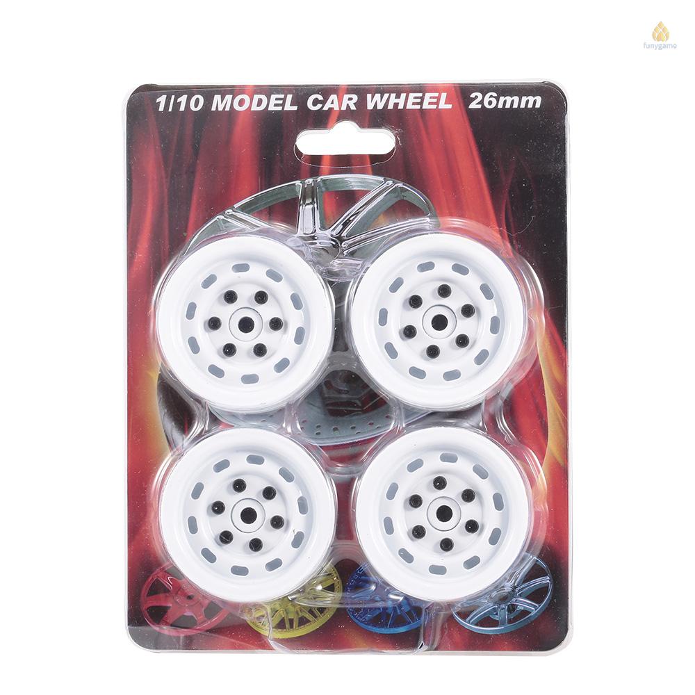 Set 4 Vành Bánh Xe AX-618WH 1.9inch Chuyên Dụng Cho Xe Điều Khiển Axial SCX10 RC4WD D90 Tỉ Lệ 1 / 10
