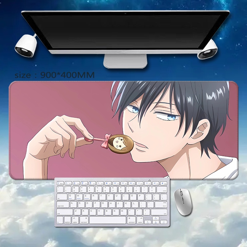 Yamada-kun to Lv999 no Koi wo Suru mouse pad oversized keyboard pad table pad Aki Dougi under the Xi anime