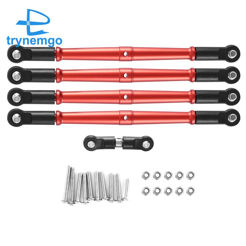 Thanh Nối Trước Và Sau Bằng Kim Loại Màu Đỏ Nâng Cấp Cho Arrma 1 / 8 Karton Outcast