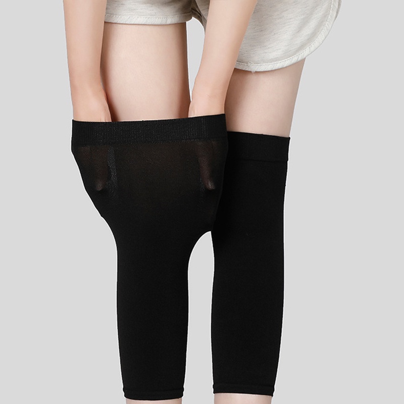 1 Cặp Đệm Đầu Gối Giữ Ấm Thoáng Khí Thoải Mái Co Giãn Hỗ Trợ Đầu Gối