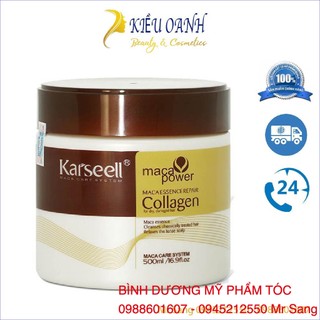 Dầu hấp tóc Collagen Karseell Maca siêu mềm mượt tóc 500ml (2026)