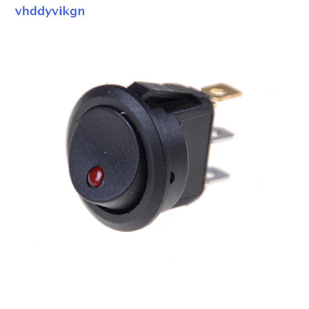 1 Công Tắc Đèn LED Tròn 12V Cho Xe Hơi