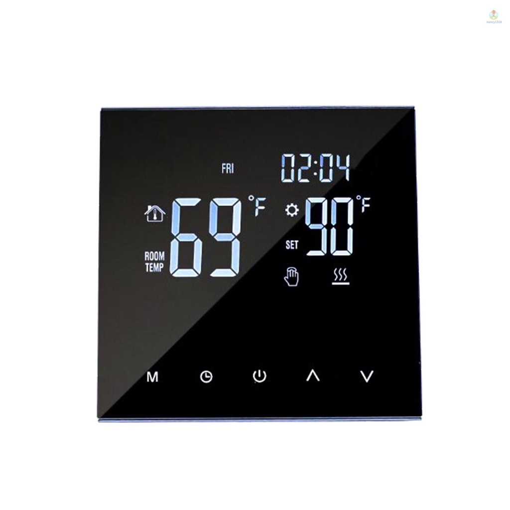 Bộ Điều Khiển Nhiệt Độ Kỹ Thuật Số Màn Hình LCD Cảm Ứng Thông Minh Chống Đóng Băng Cho Nhà Ở / Văn Phòng /