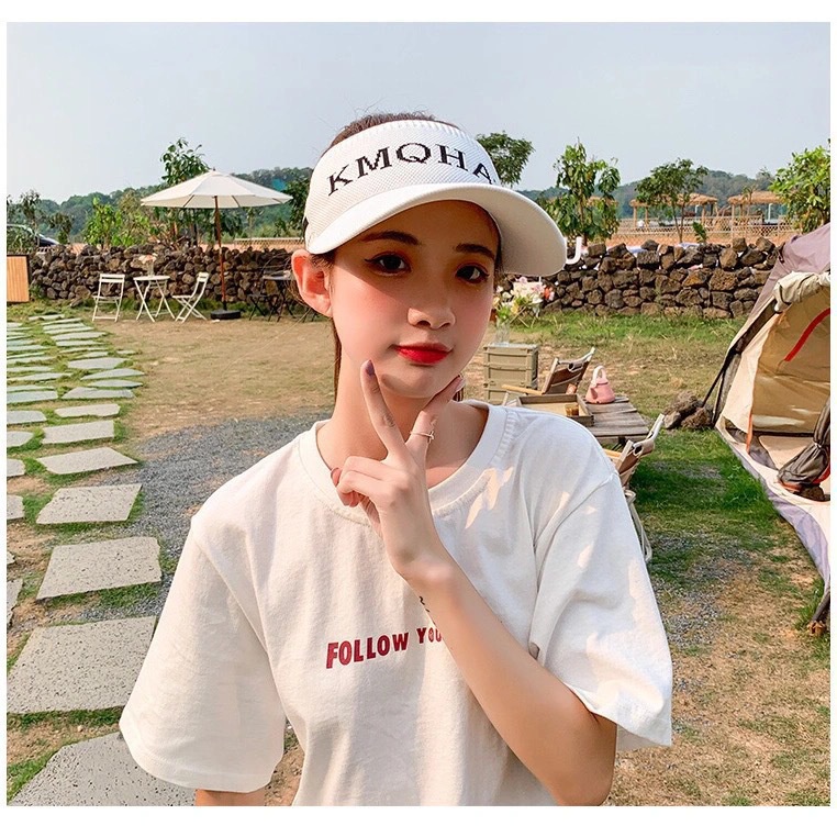 Mũ Lưỡi Trai Hở Chóp Chống Nắng Phong Cách Hàn Quốc Thời Trang Mùa Hè Hàng Mới Dành Cho Bạn Nữ Chạy Bộ Ngoài Trời