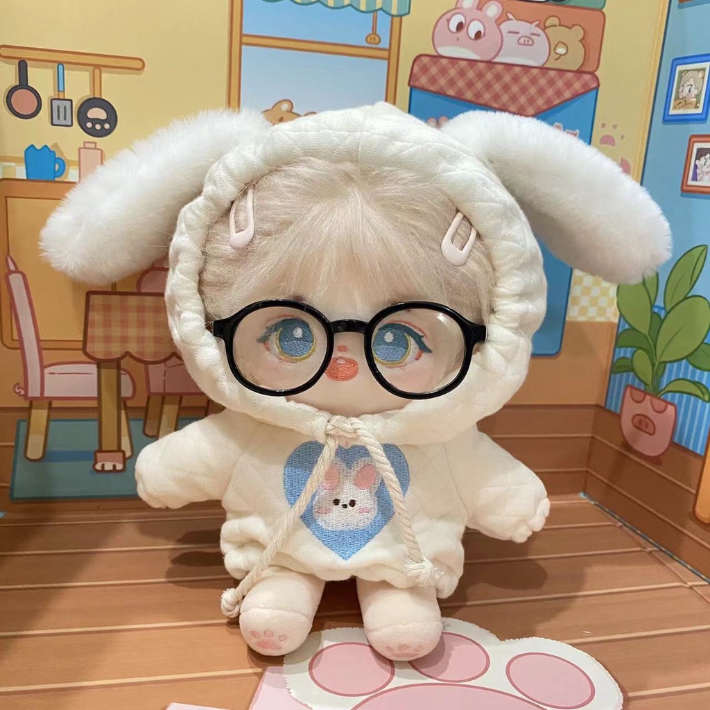 Áo Hoodie Tai Thỏ Nhồi Bông 10cm 15cm 20cm