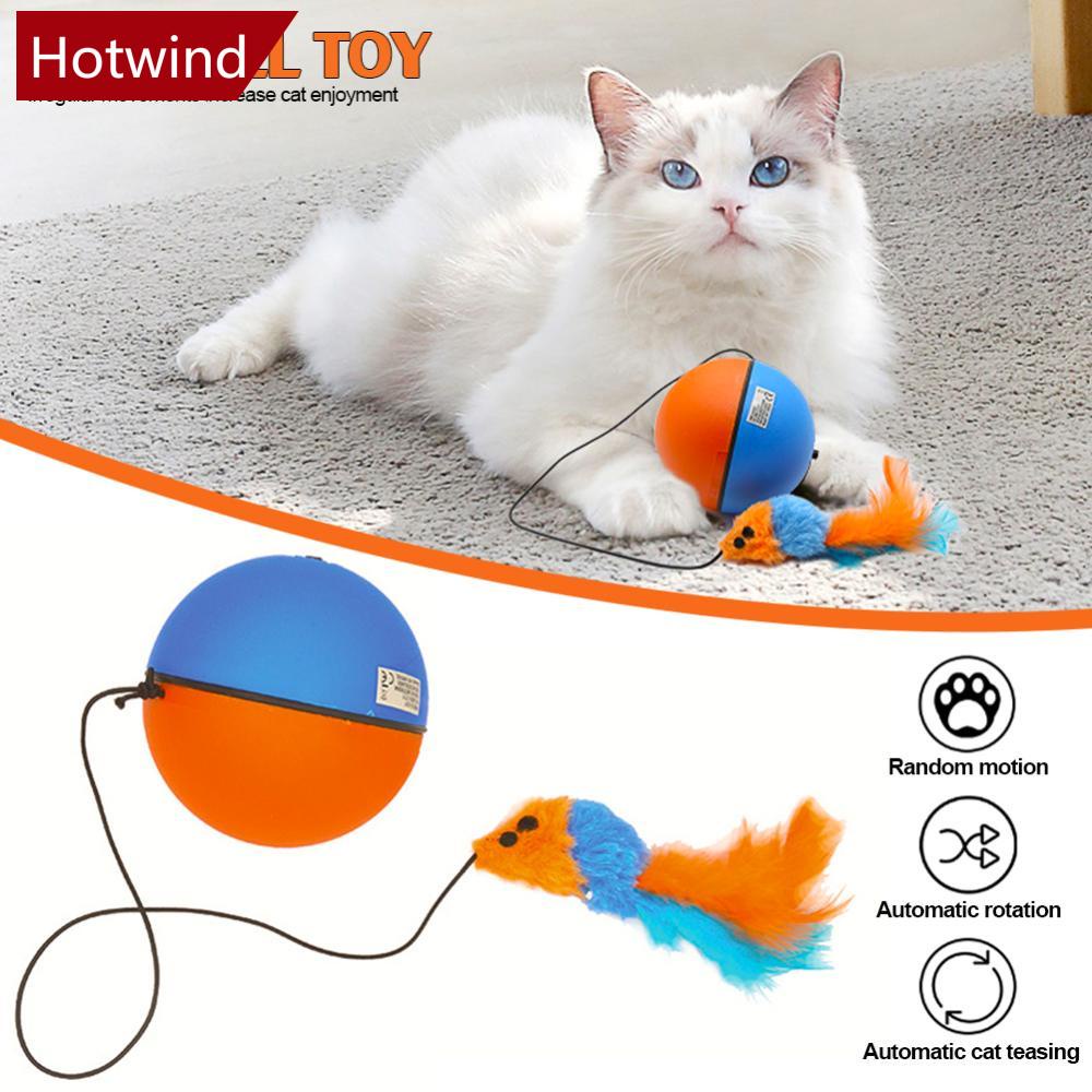 Đồ Chơi Bóng Lăn Tự Động Hình Chuột Giả Cho Mèo Cưng G5X8