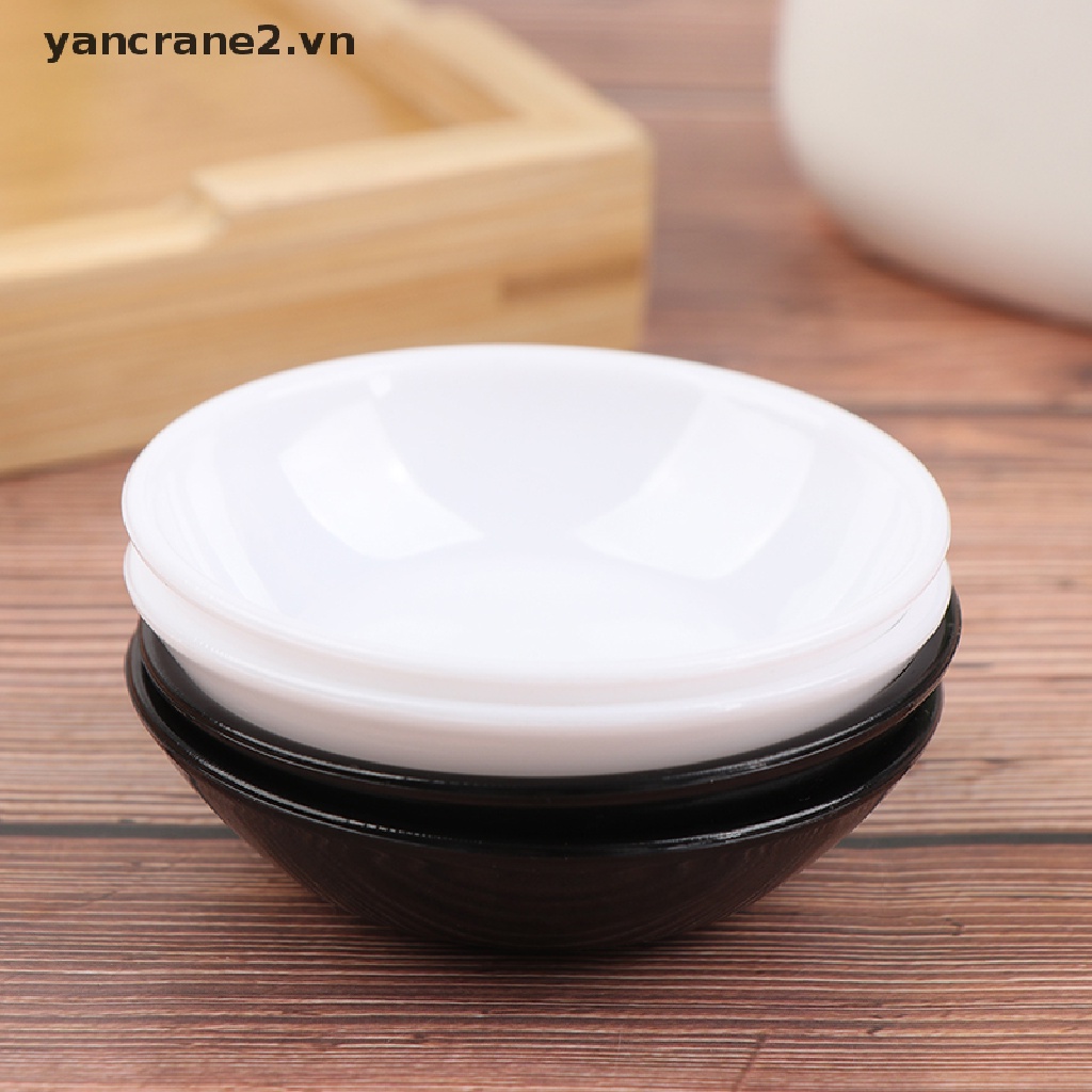 Set 2 Chén Dĩa Tròn Tỉ Lệ 1 / 6 Cho Nhà Búp Bê