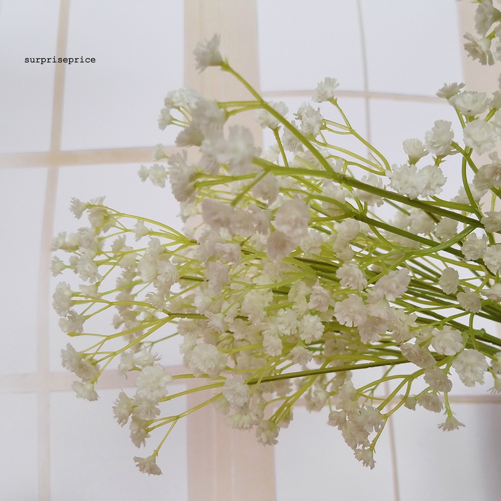1 Bông Hoa Gypsophila Nhân Tạo Bằng Nhựa Cho Trang Trí Tiệc Cưới