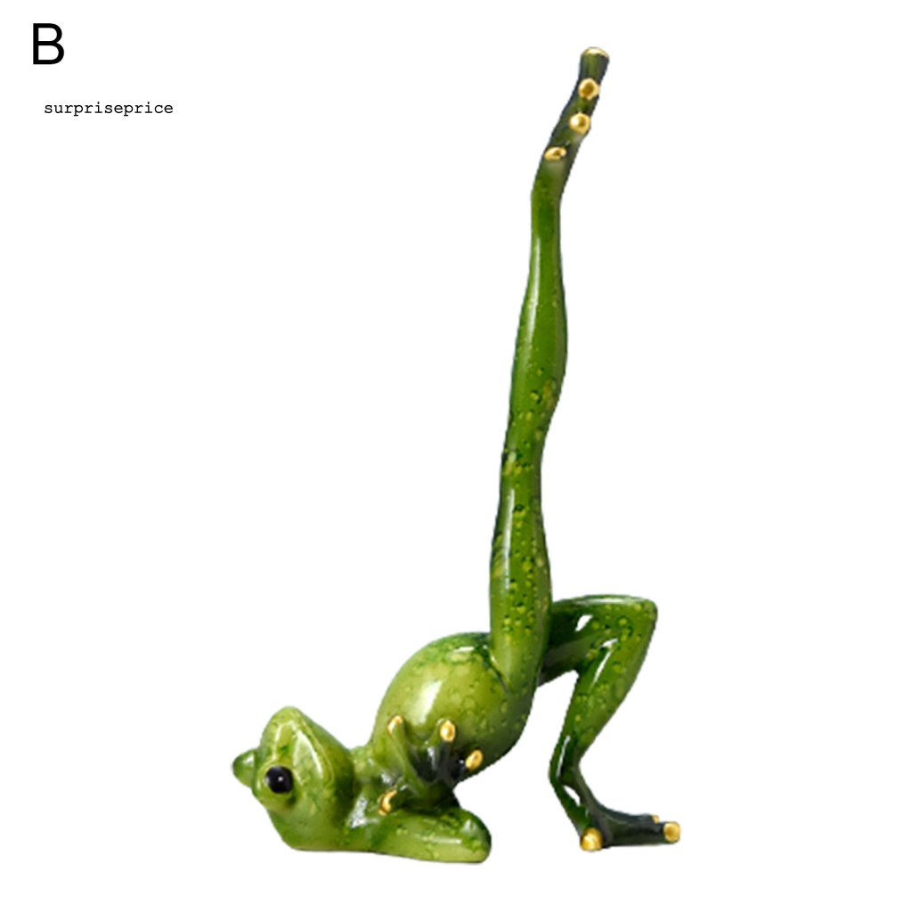 Tượng Ếch Bằng Nhựa Resin Nhiều Màu Sắc Trang Trí Sân Vườn