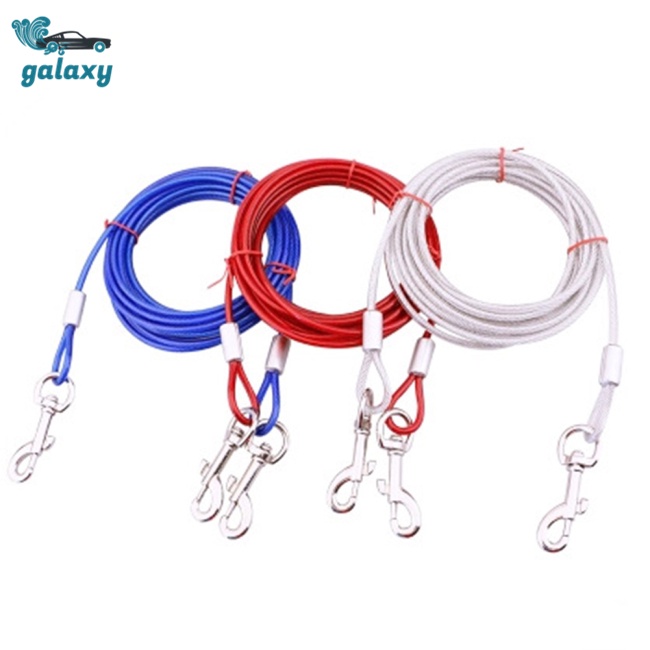 Dây Xích Dắt Thú Cưng Hai Đầu galaxy Bằng Thép