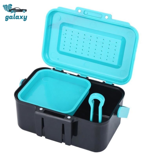 Galaxy Hộp Đựng Mồi Câu Cá 2 Ngăn Tiện Dụng