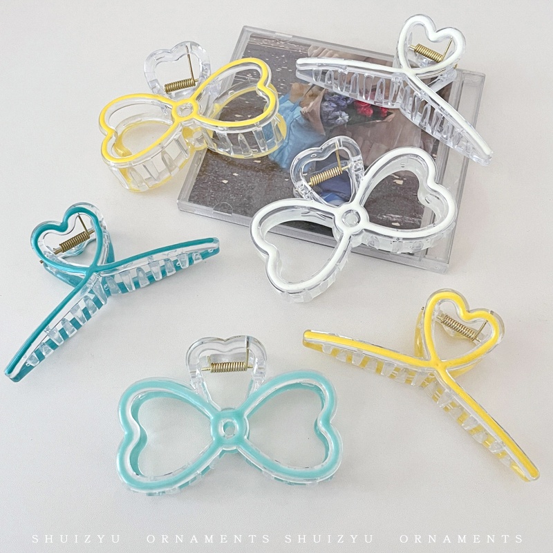 Kẹp Tóc Hình Cá Mập Trong Suốt Cỡ Lớn Thời Trang Mới 2023 Cho Nữ 2023