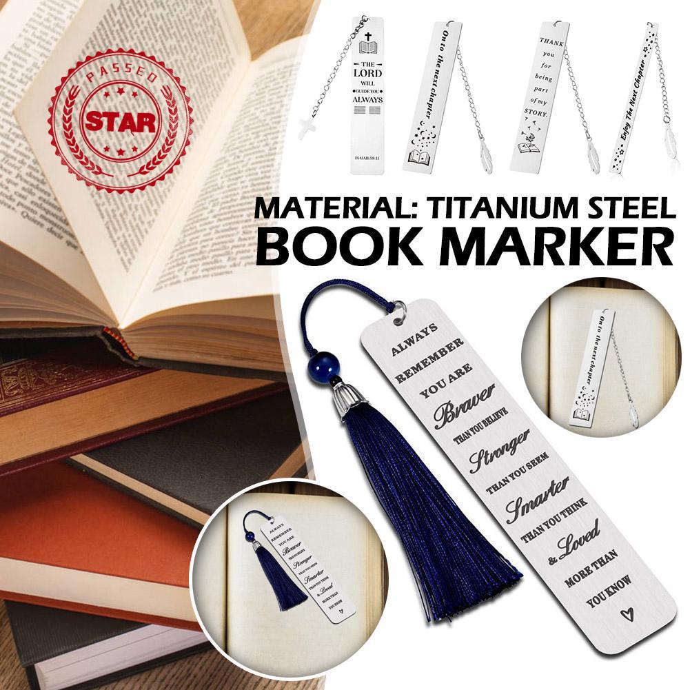 Thẻ Đánh Dấu Trang Sách Bằng Thép Không Gỉ F5C2