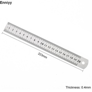 ✨[Enn]✨Thước kẻ sắt ，20cm，sắt không gỉ