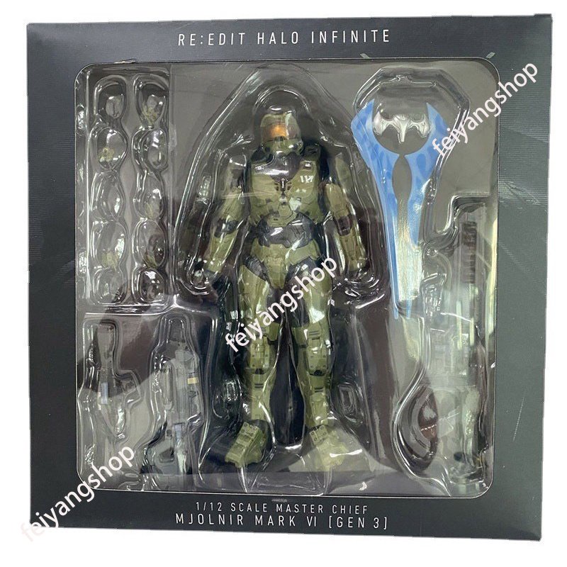 Mô Hình Nhân Vật Master Chief John117 Halo Infinite 5 Guardians Tỉ Lệ 1 / 12