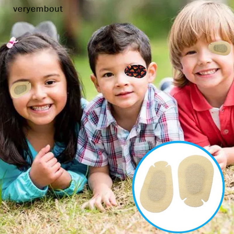 Set 10 Miếng Dán Mắt Amblyopia Dùng Một Lần Thoáng Khí Dành Cho Trẻ Em