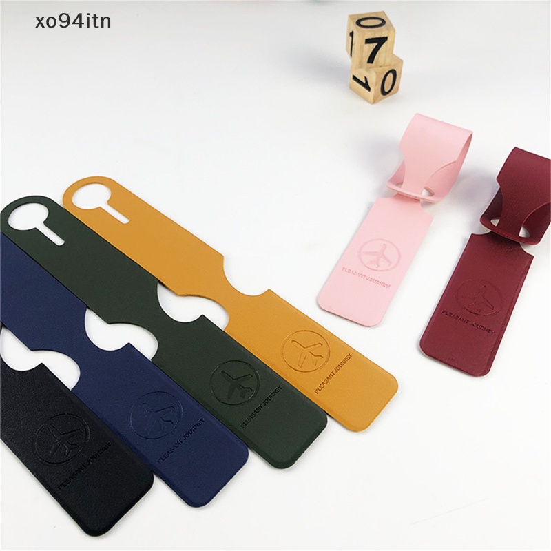 Thẻ Đeo Hành Lý Bằng Da PU Thiết Kế Độc Đáo Thời Trang