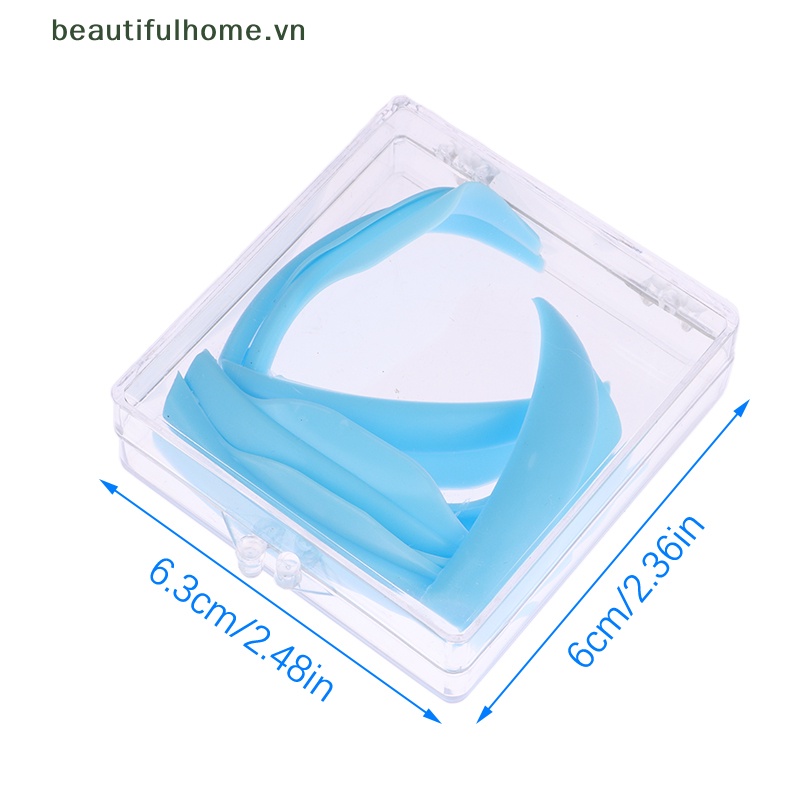 Set 4 Cặp Đệm Silicone Hỗ Trợ Uốn Cong Lông Mi