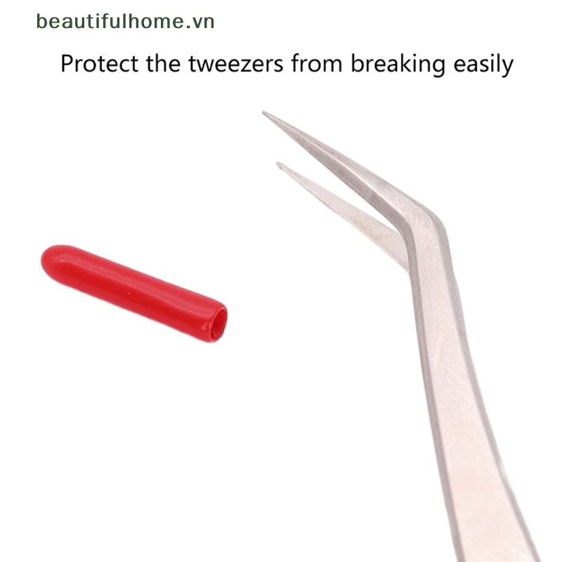 Set 10 Vỏ Bọc Nhíp Gắp Lông Mi Bằng Cao Su