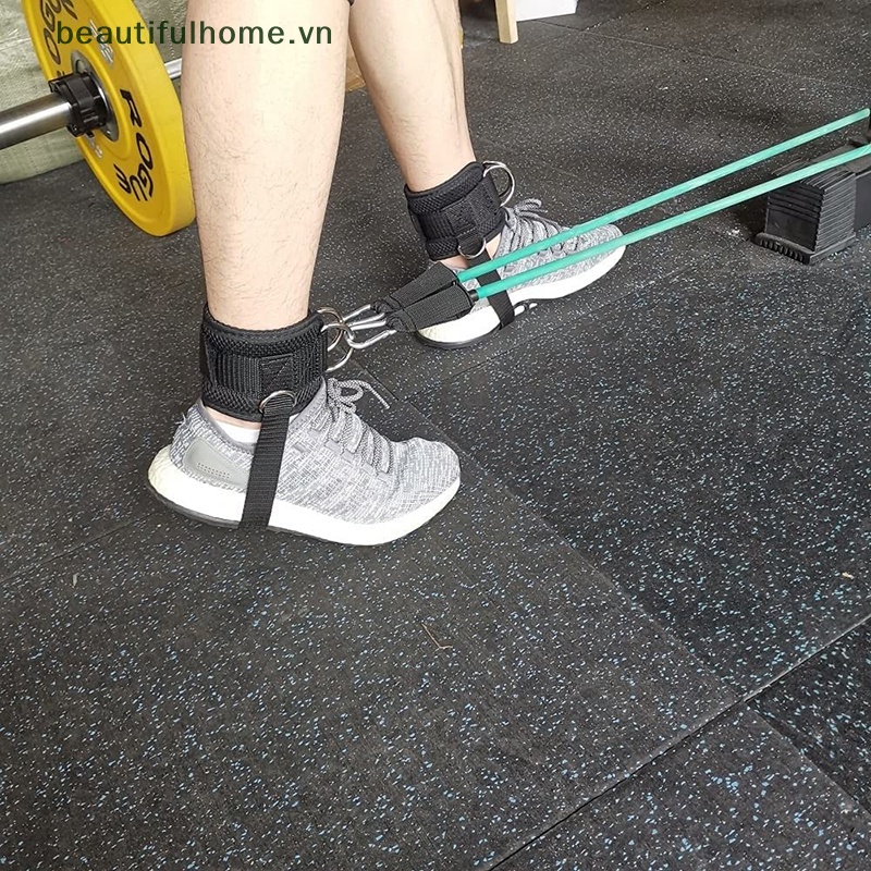 Đai Quấn Mắt Cá Chân Có Vòng Chữ D Có Thể Điều Chỉnh Hỗ Trợ Tập Gym Cho Nam Nữ