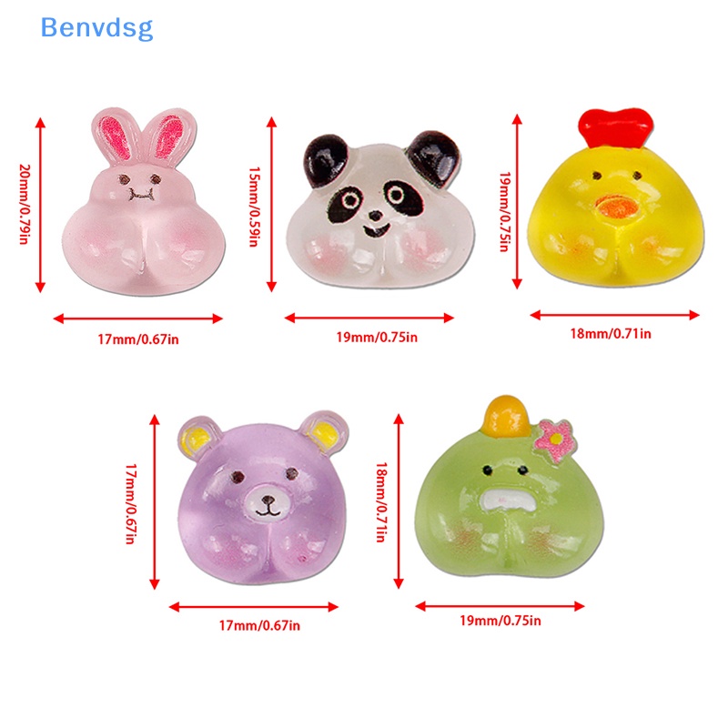 Bộ 10 Động Vật Hoạt Hình Phát Sáng Tự Làm Bằng Nhựa Resin