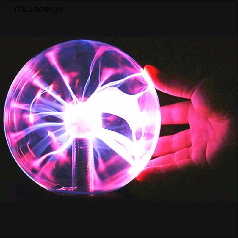 Đèn Plasma Hình Cầu Lớn Bằng Kính Thần Kì Dùng Trang Trí
